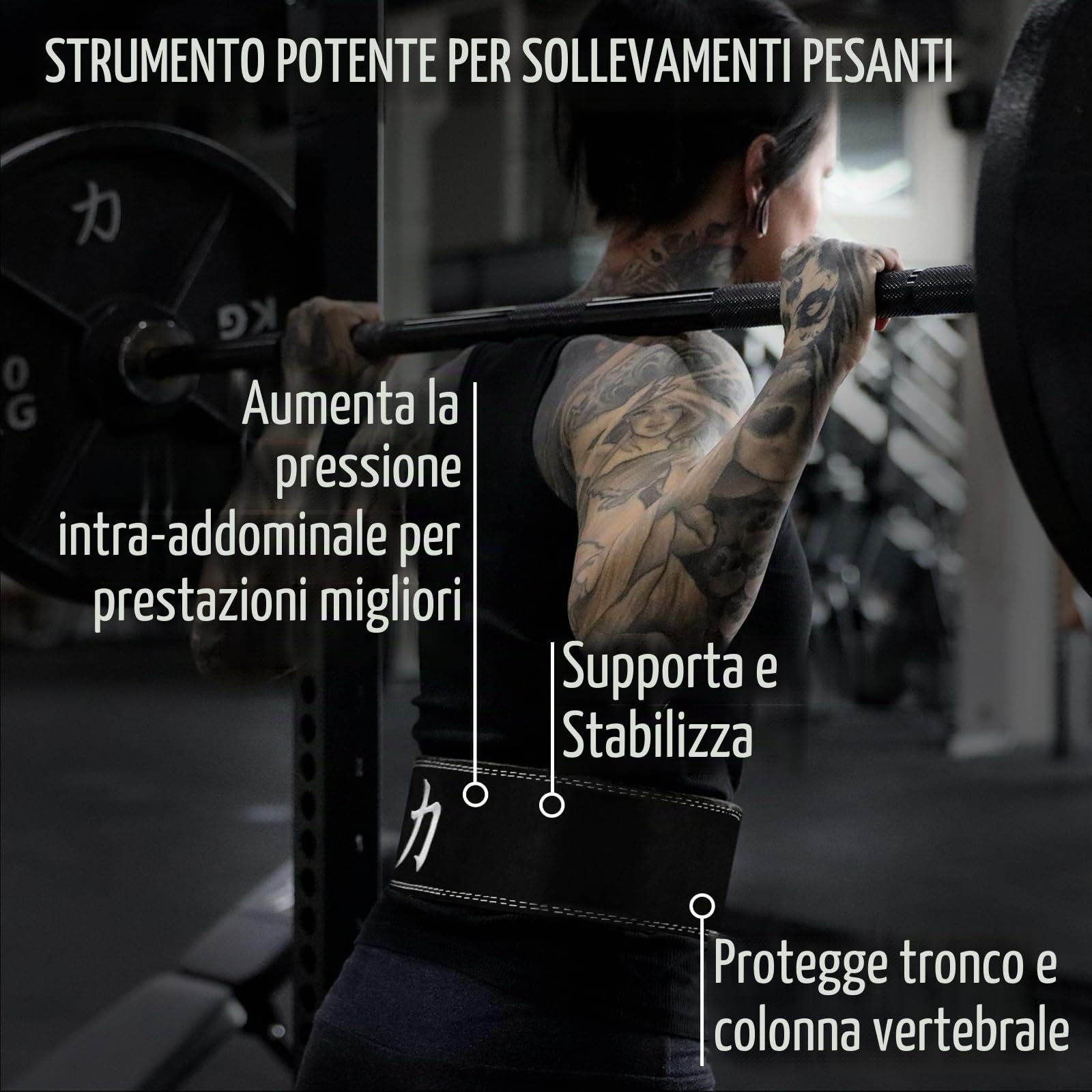 Strength Shop Cintura powerlifting 10mm con fibbia a leva, Certificado IPF, cintura palestra uomo e donna, robusta e durevole, cintura pesi palestra per stabilizza il core e colonna