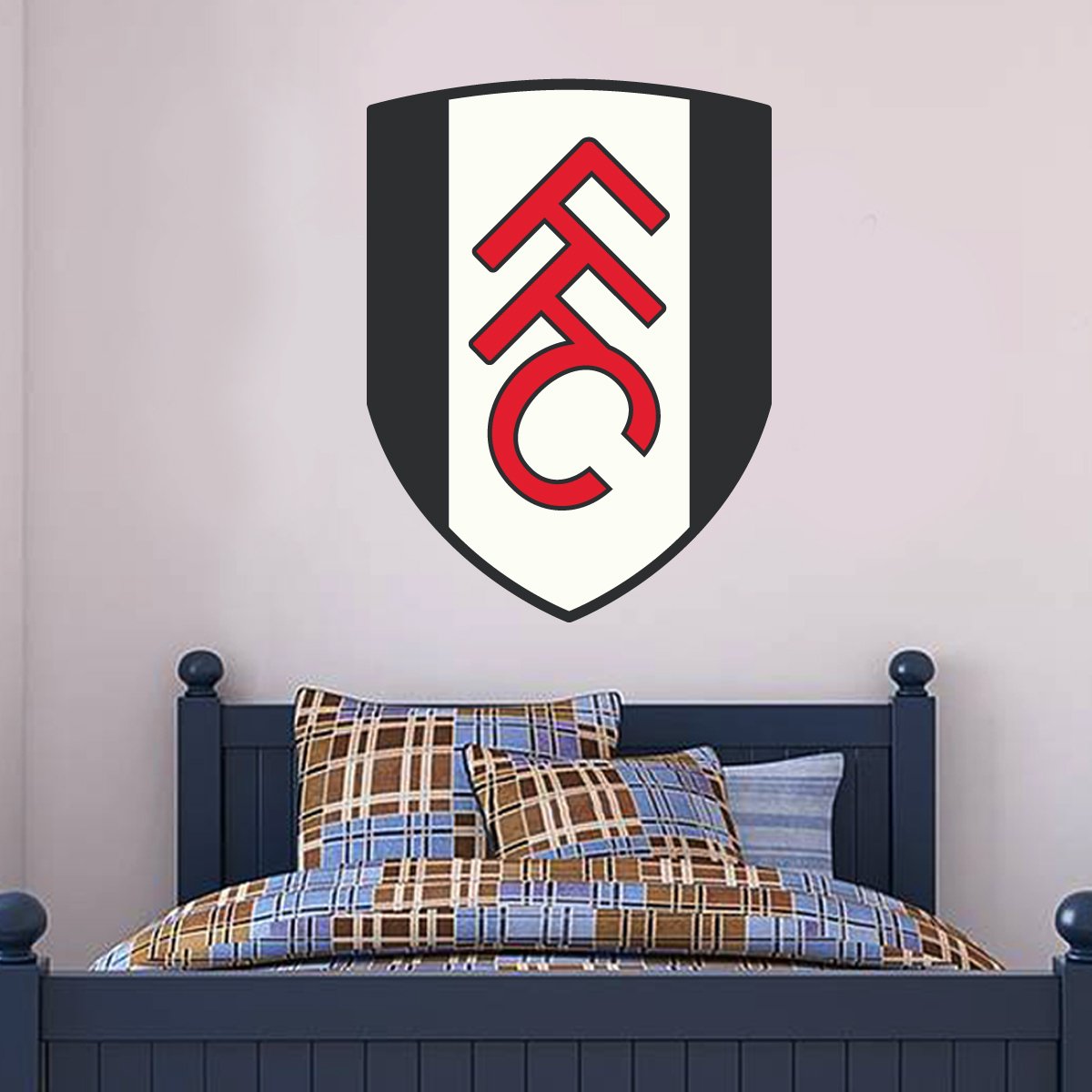 Beautiful Game Fulham Football Club Crest Wall Art Sticker Decal Mural (90cm)