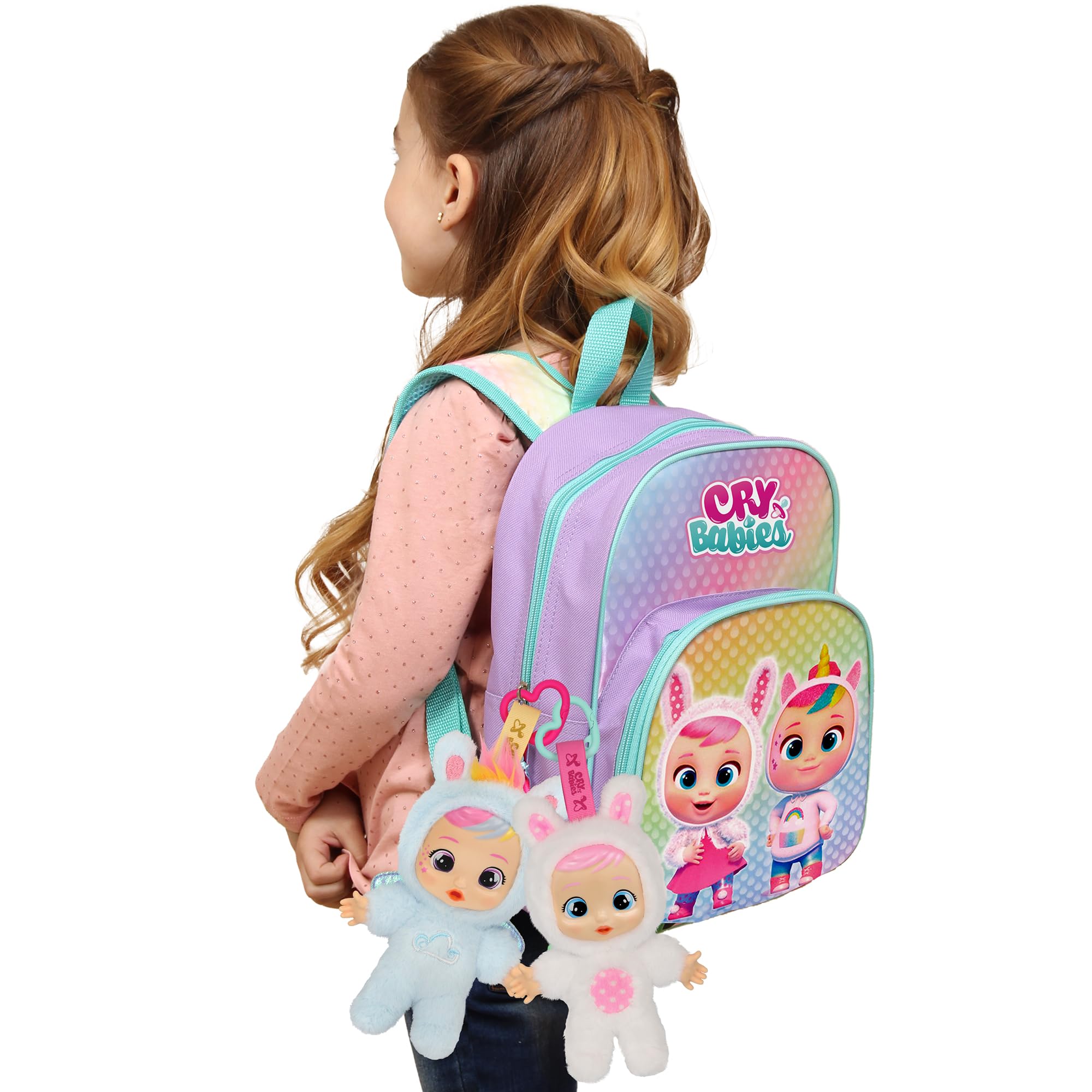 CRY BABIES CUTIES CONEY Bambola di peluche Mini Bebè di Peluche, Perfetti Da Portare Sempre Con Te Bambini dai 3 anni in su