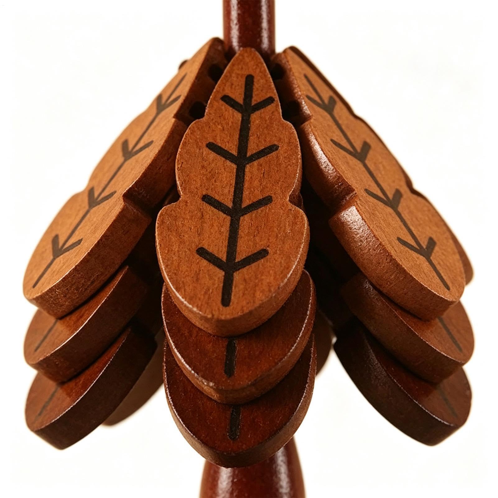 Juego de posavasos de madera antideslizante con aislamiento térmico | forma de almohadillas calientes para vidrio, encimeras, mesas de café, platos calientes, ollas, sartenes, cuencos