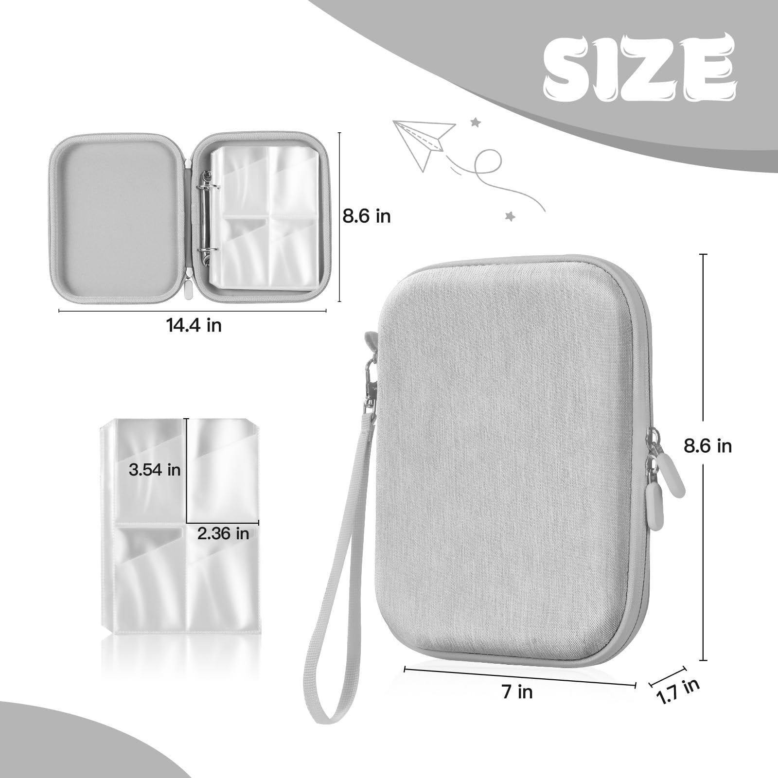 Jaffzora Card Holder for Yoto Cards, 120 Pockets Waterproof & Scratch-Resistant Card Organizer - Image 2