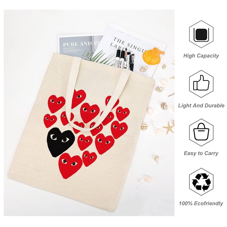 COMME des GARCONS キャンバス地 ハンドバッグ トートバッグ Amazon.co.jp: トートバッグ キャンバス ショルダー Comme Des