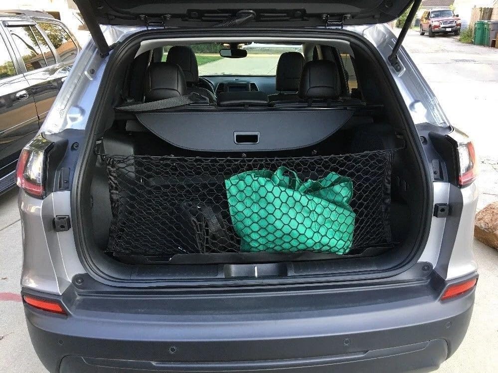 EACCESSORIES EA Red de carga organizadora de maletero trasero para Jeep Cherokee 2019-2023  Red de carga estilo sobre para SUV  Organizador de