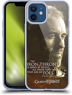Head Case Designs Officially Licensed HBO Game of Thrones Stannis Baratheon Character Portraits Gel Case [Military Grade] Compatible with Apple iPhone 12 / iPhone 12 Pro and Compatible with MagSafe