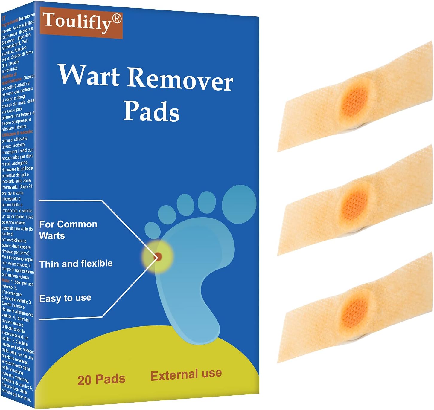 Wart Remover, Wart Remover Pads, Wart Treatment, Wart Remover for Hands