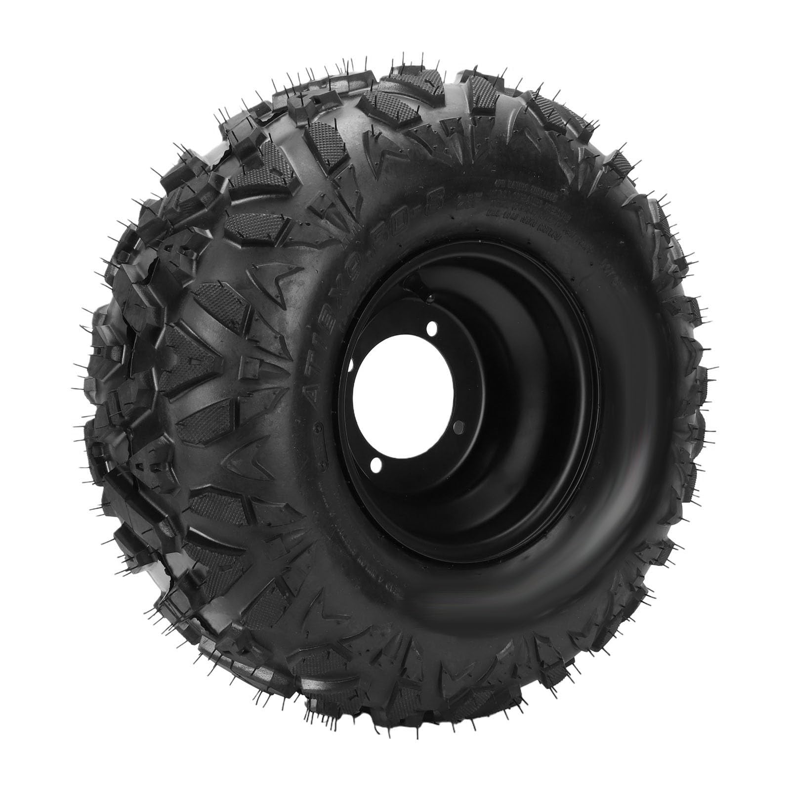 Yctze Neumático sin Cámara 18x9.50-8, Cortacésped, Rueda sin Cámara, Cortacésped, Neumático sin, Rueda, Tractor de Césped, Llanta sin, 8 Pulgadas, 4 Patrones para Carros