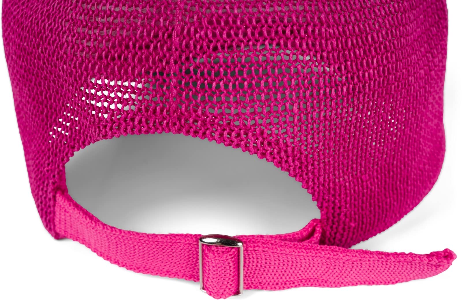 styleBREAKER Casquette en Papier de Paille Unie, Chapeau d'été léger avec Boucle métallique réglable, Casquette Unisexe avec Bandeau Absorbant pour Hommes et Femmes, Couleur:Rose