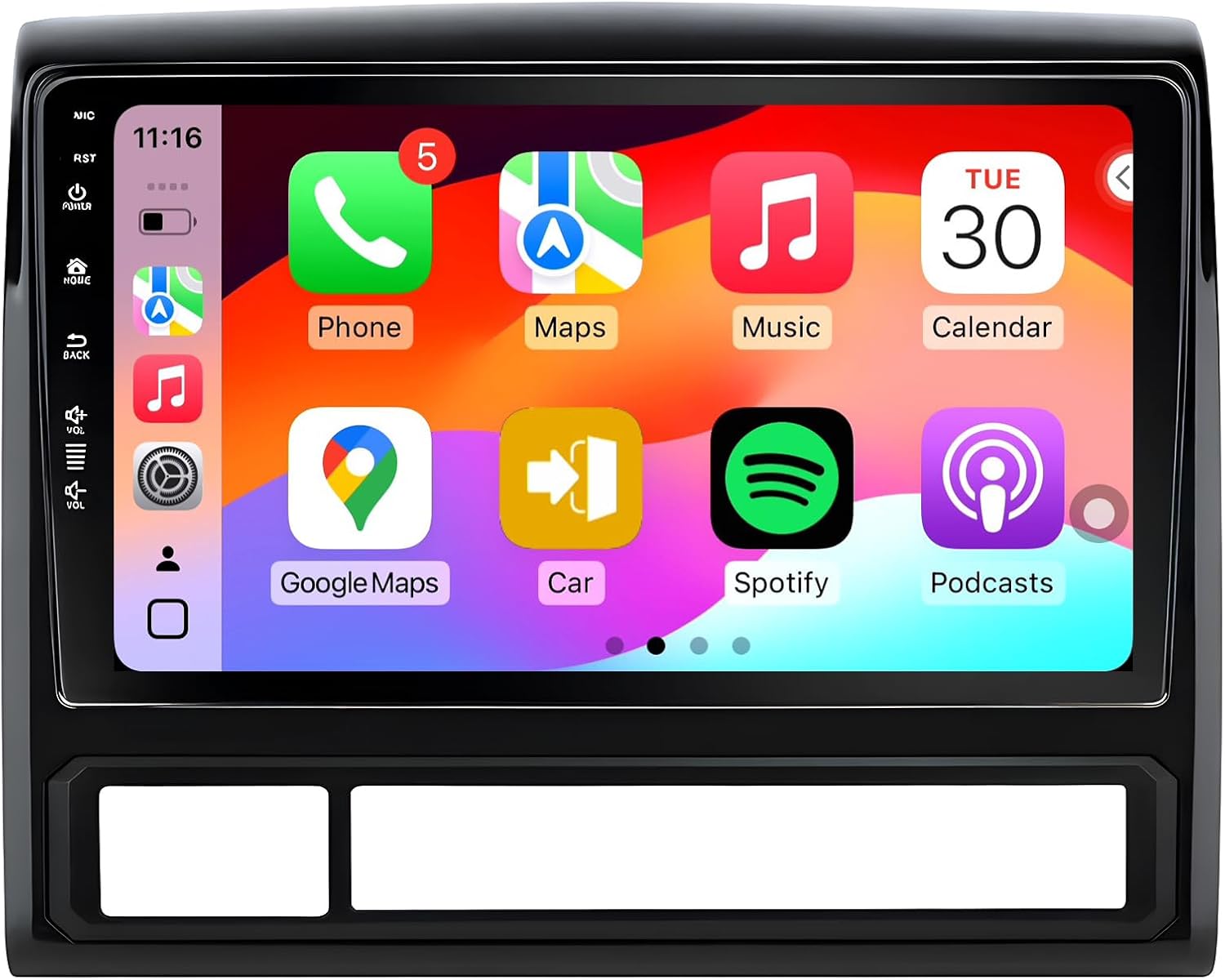 Car Radio Stereo for Toyota Tacoma 2005-2015, Android 13/IPS Touch Screen/Wireless Carplay/Android Auto/Bluetooth/GPS Navigation/WiFi/5G/HD Back-up Camera/SWC/FM (2+64)
