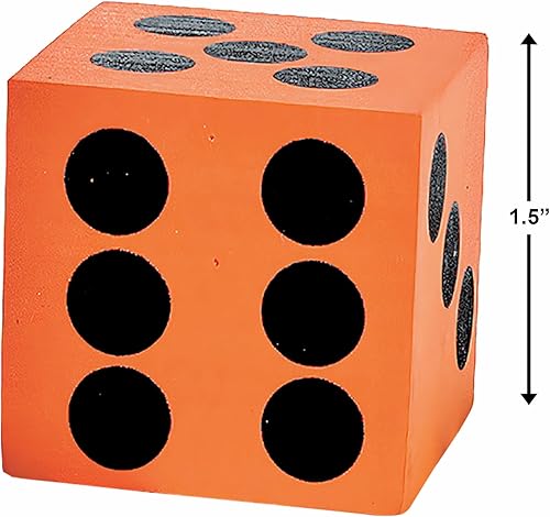 Miniatura 4 de Dados de goma espuma grandes 1 paquete de 12