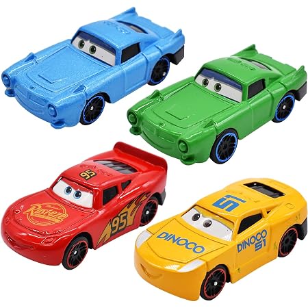 McQueen giocattolo Cars -Tomicy 4 Pezzi Toys Cars,macchinine con Particolari,  Giocattolo Store con Dettagli Colorati dei Personaggi, per feste di  compleanno : Amazon.it: Giochi e giocattoli