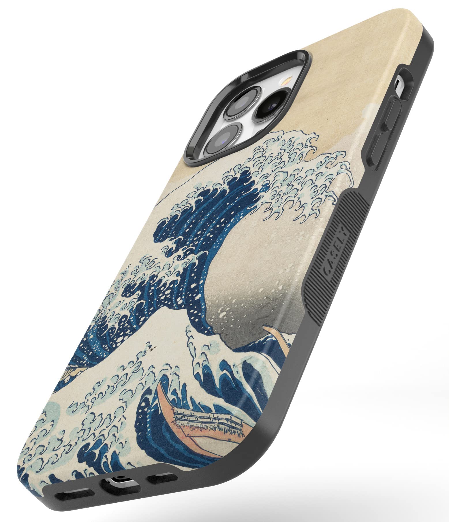 Casely Funda para iPhone 13 Pro | The Great Wave | Funda The Met Museum | Compatible con MagSafe