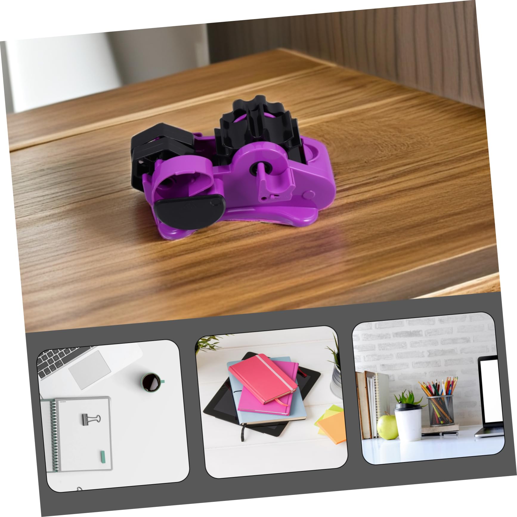 Dispenser Per Nastro Adesivo Da Tavolo Con Taglierina Robusto Porta Nastro Adesivo Per Ufficio E Casa Organizer Per Nastri Adesivi