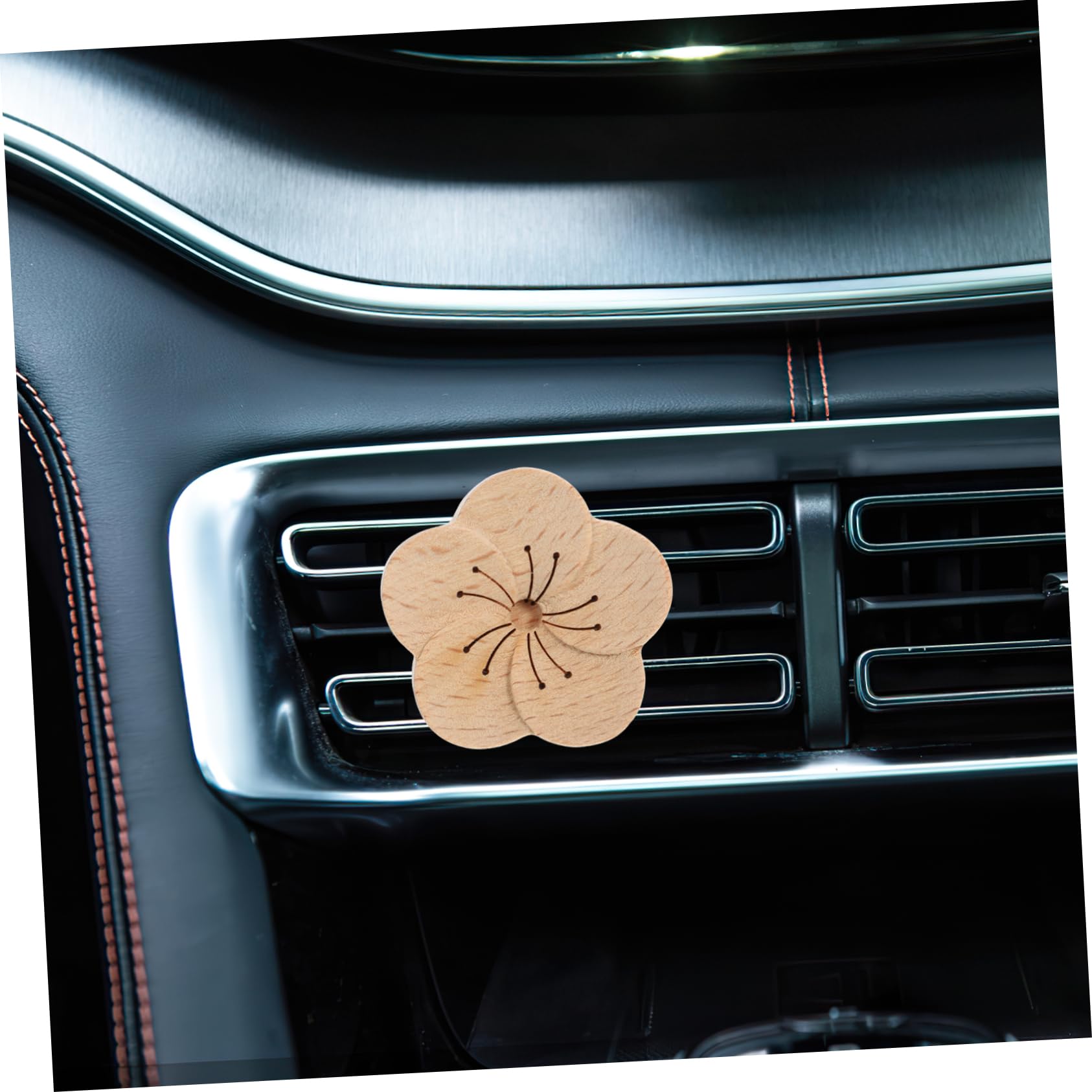 iplusmile 15pezzi Clip Per Ventilazione Auto Legno Di Decorazioni Aromatiche Per Auto Compatibili Con Vari Modelli Design Elegante e Portatile Migliora Con Differenti