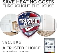 Vista 7 de Vellure® Topes de puerta para la parte inferior de la puerta - Nueva tira de sellado/barrido de puerta premium