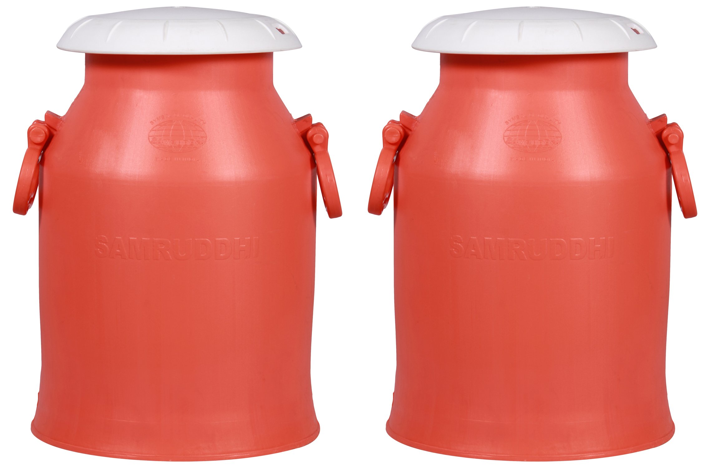 Samruddhi Milk Cans - 20L, 2 Pack - Brown -1