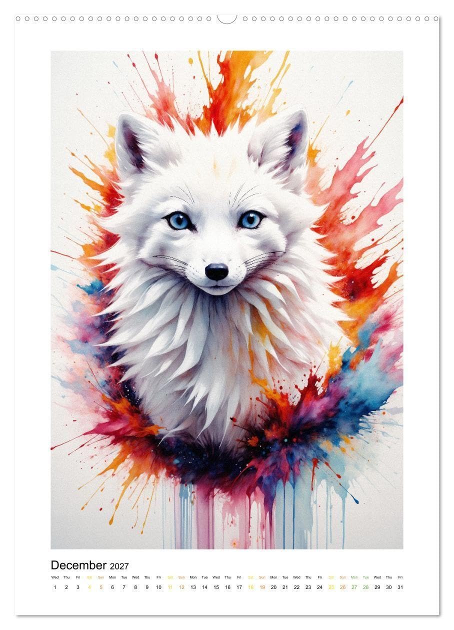 Fantastic Animal World: A Play of Colors and Elegance (Wall Calendar 2027 DIN A2 portrait), CALVENDO 12 Month Wall Calendar: Immerse yourself in the ... brings the diversity of nature to life.