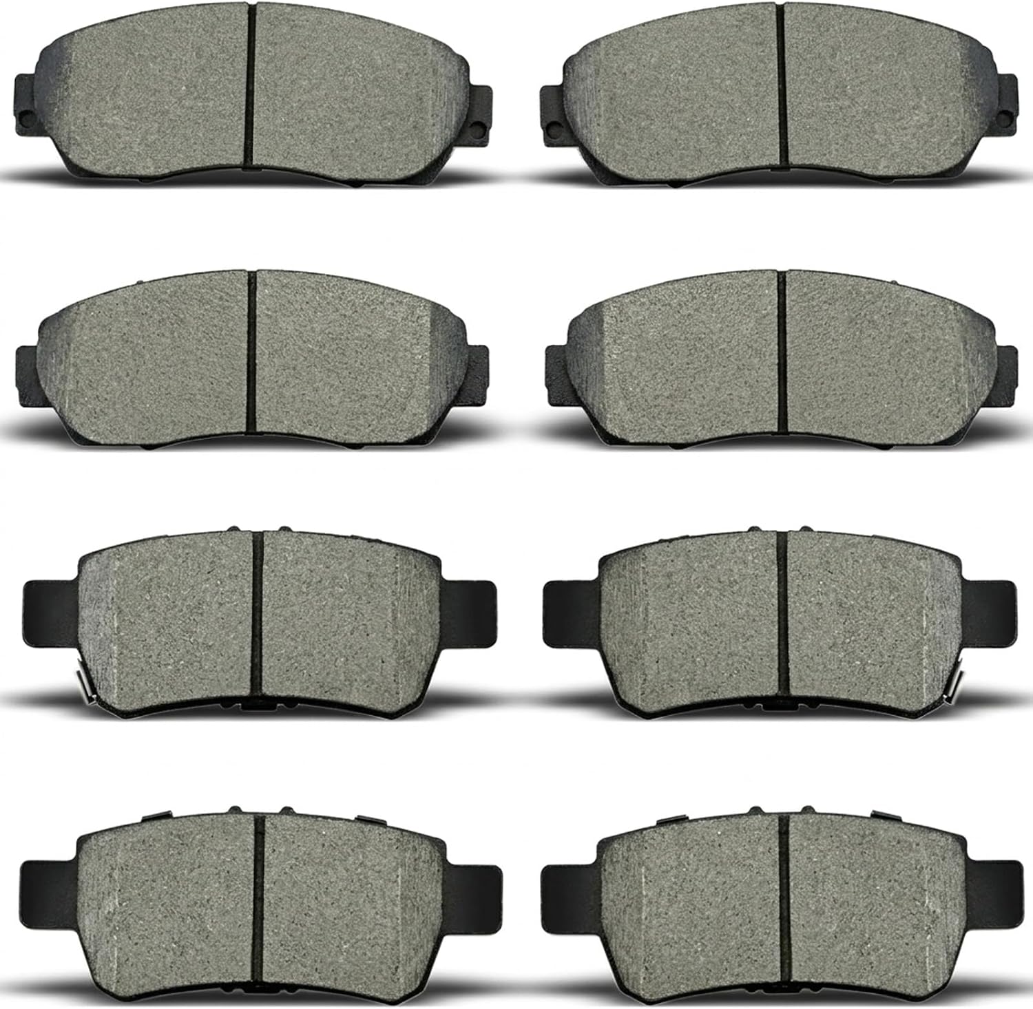 ALADICHE Front Rear Ceramic Brake Pad Fit For 2010-2022 Toyota Prius, for 2011-2017 Lexus CT200h, for 2017-2019 Toyota Prius Prime,for 2012-2013 Toyota Prius Plug-In,for 2020-2022 Toyota Corolla