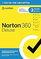 Vista 7 de Norton 360 Deluxe, 2023 Ready, software antivirus para 3 dispositivos con renovación automática, incluye VPN, copia de seguridad en la nube de PC