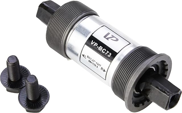 VP Components BC73 Square Taper Cartridge Bottom Bracket (68x122.5mm), Grey