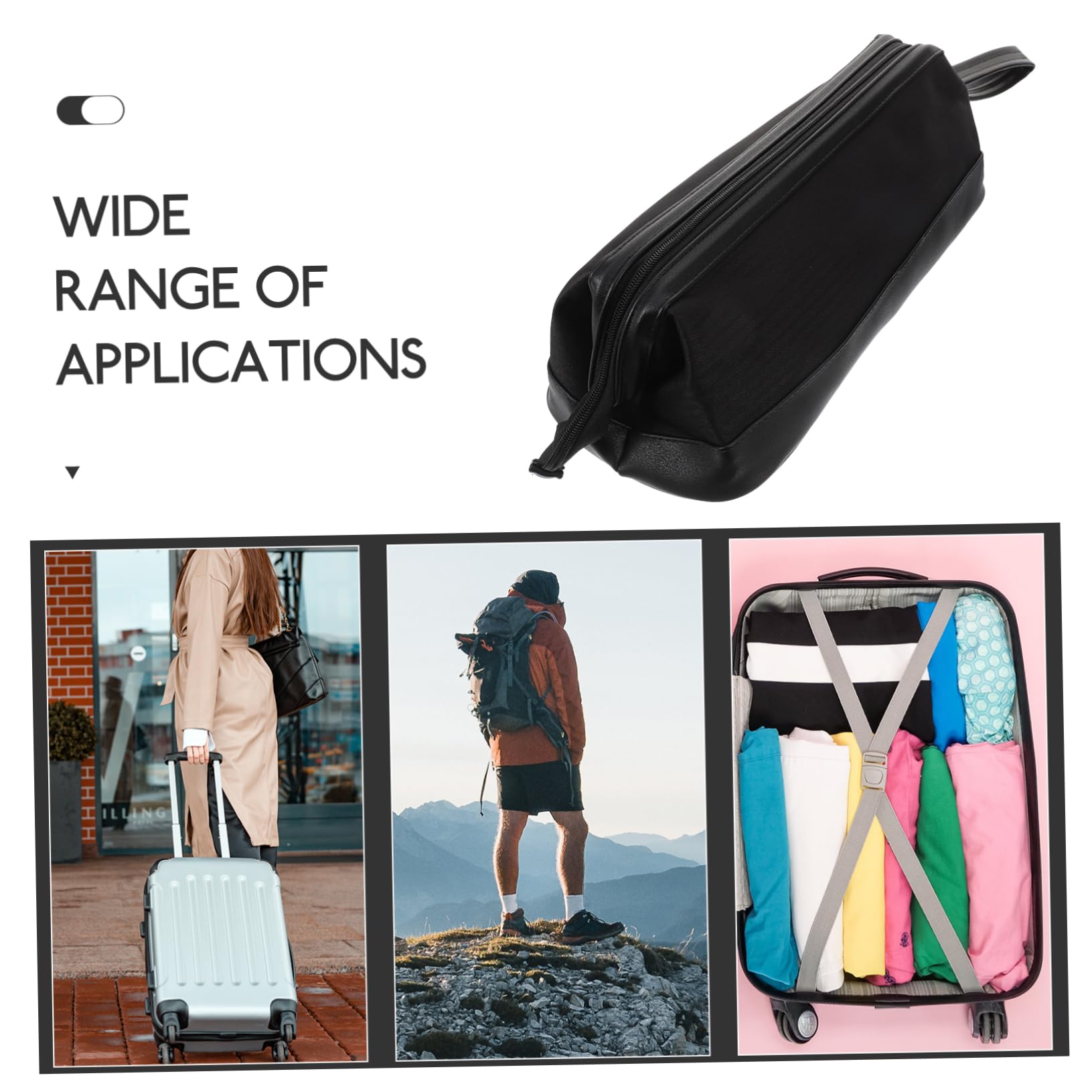 Healeved Borsa Organizer Per Asciugacapelli in Pu Compatto e Salvaspazio Per Viaggi e Trasporto Protezione Affidabile Per Strumenti Da Toeletta