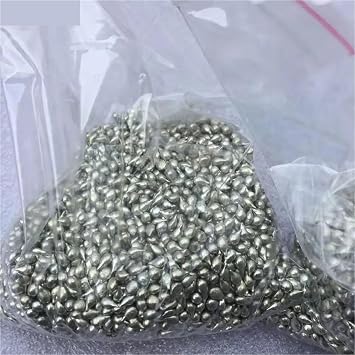 500g Pure Sn Metal Granule for Scientific Research Experiment 99.99% Pure Tin Ball Tin Particles Rare Metal Materials(50g)
