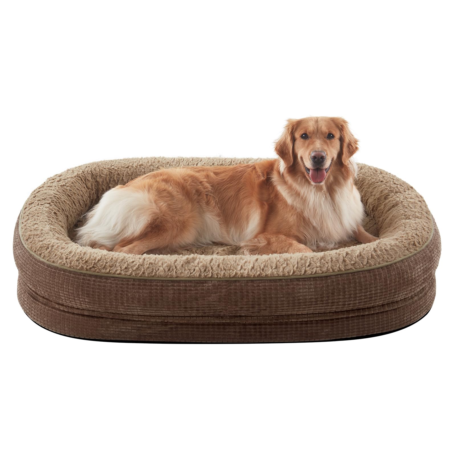 Pawk Hondenbed, middelgrote honden, vierzijdig nekrolkussen Pawk Hondenbed, middelgrote honden, vierzijdig nekrolkussen