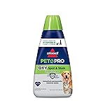 Bissell PET PRO OXY Spot & Stain Formula for Portable Carpet Cleaners, 32 oz., 2034
