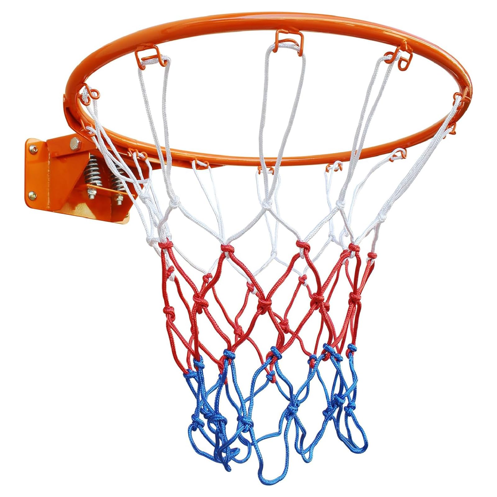 Canestro da Basket da Parete,Canestro Basket Kit,Canestro da Basket da Parete per Garage,Include Tutti Gli Accessori,Cestello in Acciaio Resistente,per Interni ed Esterni