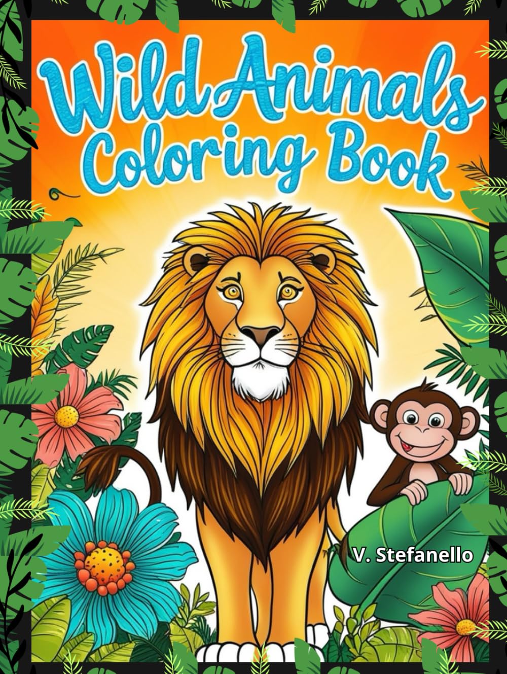 Coloriage animaux sauvages livre idéal pour les après-midis calmes