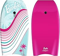 Wavestorm Barbie Signature 36in Bodyboard - Light Blue Graphic Deck, High-Density Slick Bottom for Kids & Adults