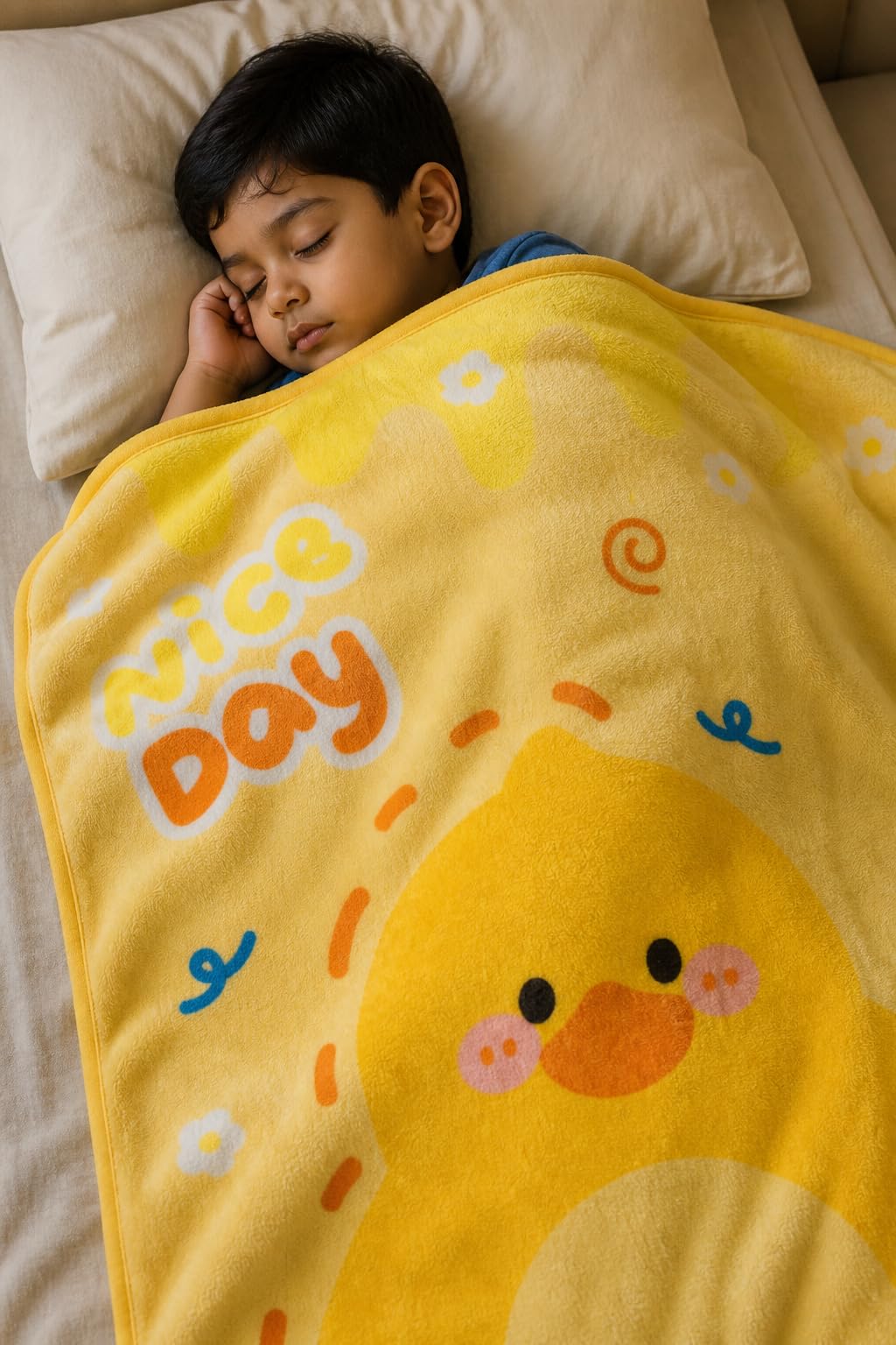 Butterthief Baby Blanket - Soft Duck Print -1
