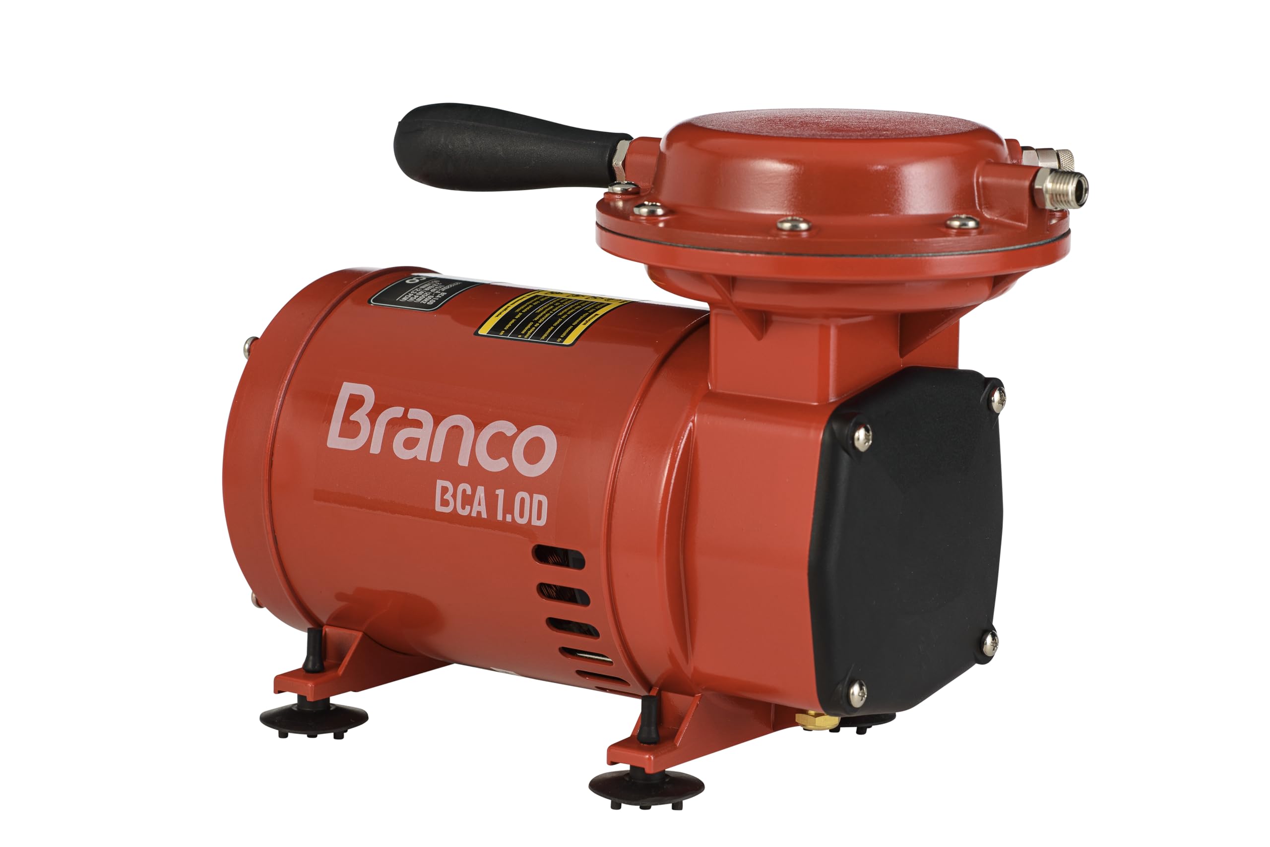 BRANCO MOTORES COMPRESSOR DE AR PORTÁTIL VERMELHO 5 METROS