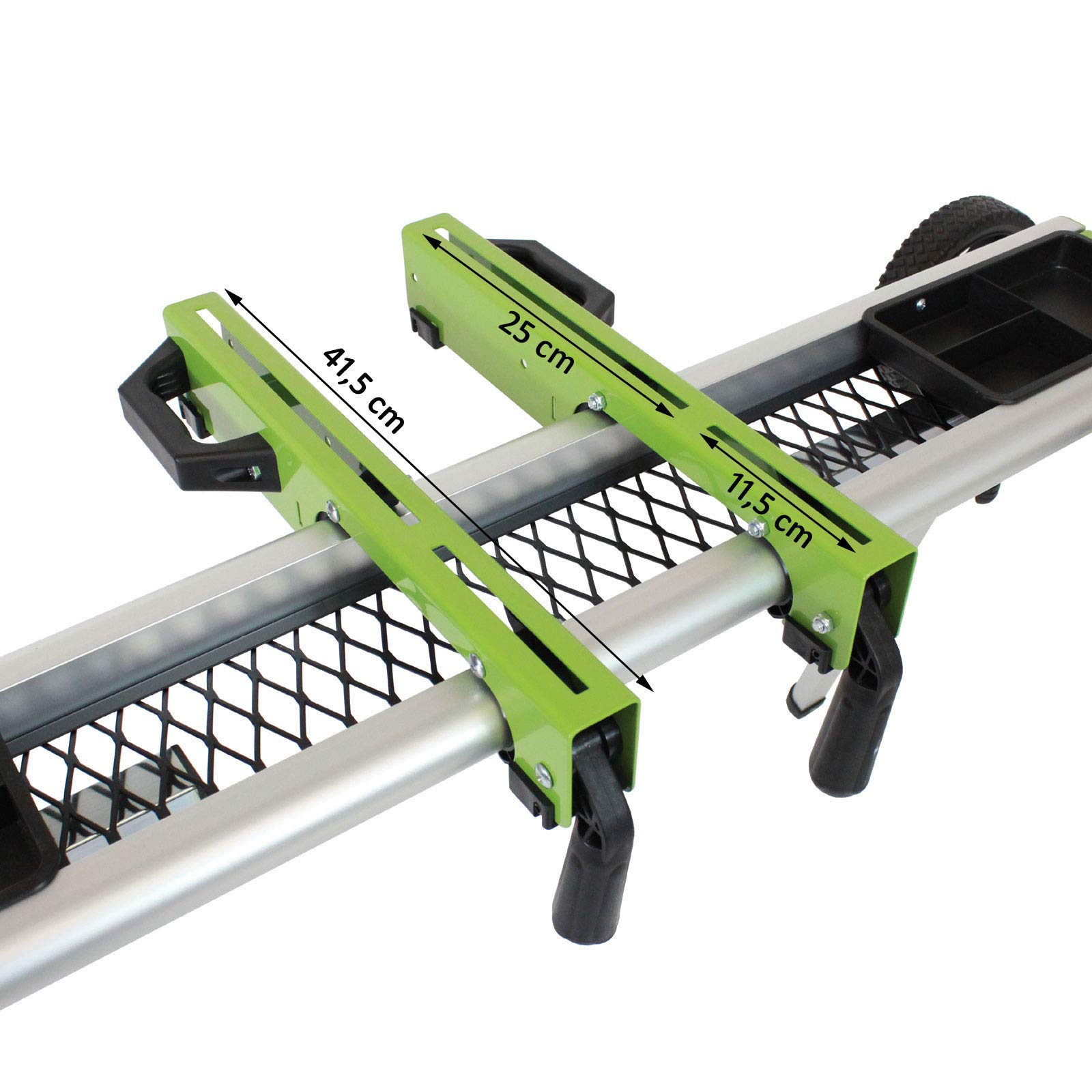 Untergestell für Kappsägen Gehrungssägen Kappzugsägen rollbarer Maschinenständer Höhe 860 mm große Traglast