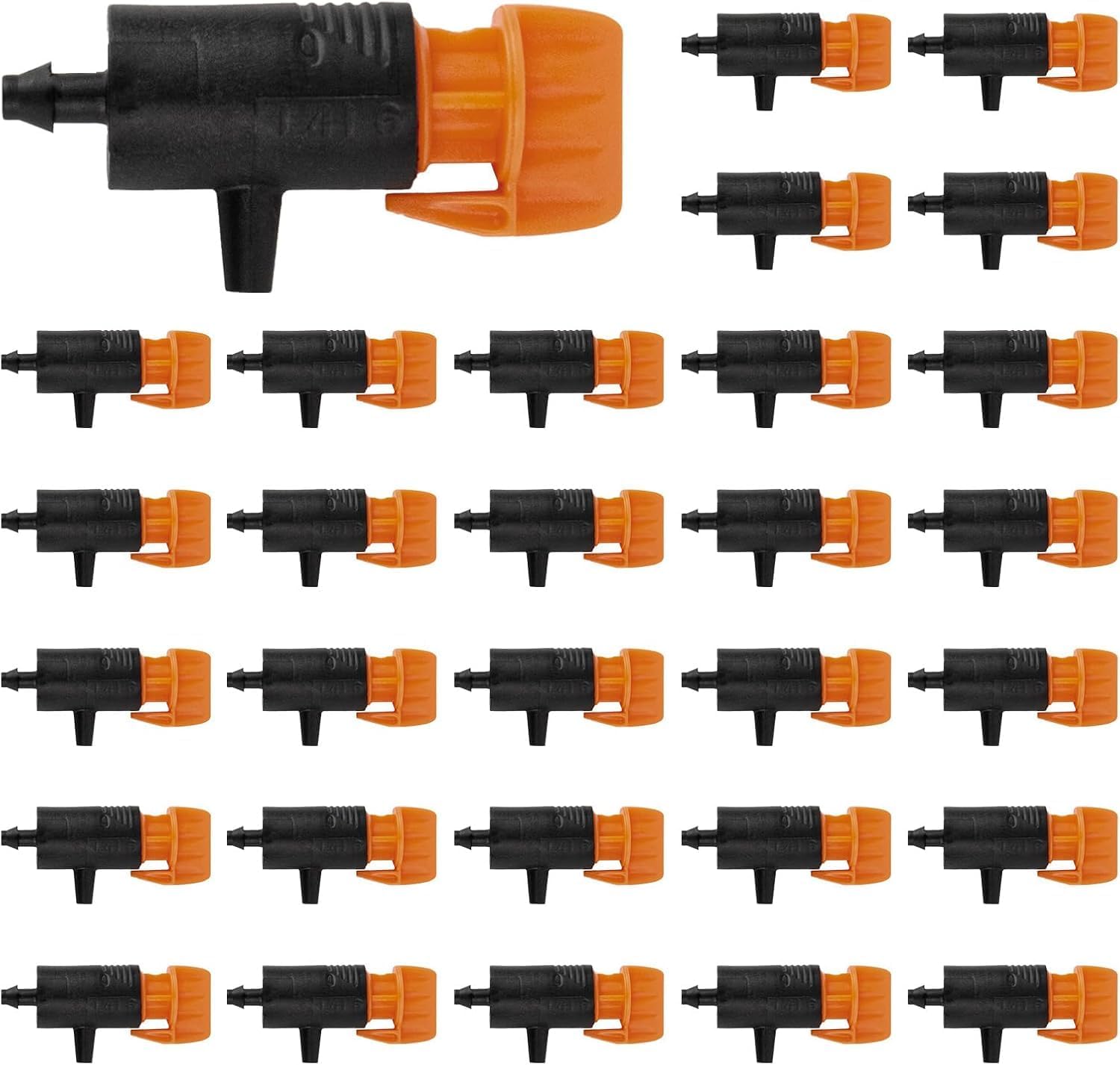 Hydrogarden System Micro-Drip-System regulowany skraplacz, 30 sztuk, emiter kropli, do ogrodu, do węża 4 mm/7 mm, do domu, sukulentów, roślin, trawników, kwiatów