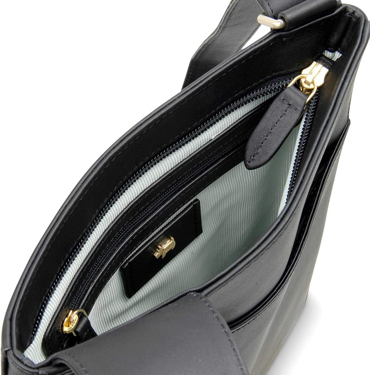 RADLEY London Womens Pockets Medium Zip Around Leather Crossbody Medium Black