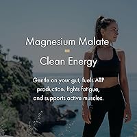 Vista 5 de NAOMI Mighty Mg - Complejo de glicinato de magnesio y malato de 360 mg, fórmula de alta absorción, magnesio elemental que apoya la salud