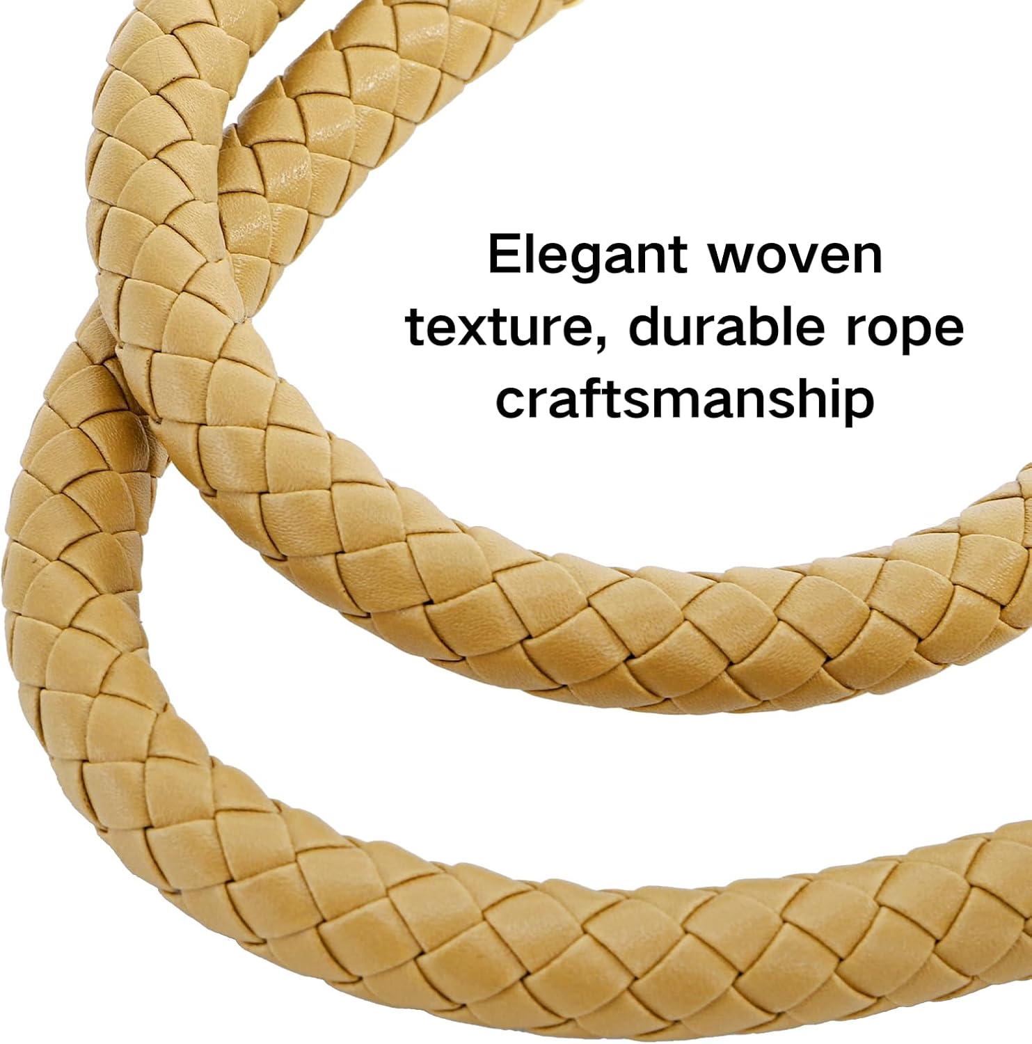 10 Pack 5 Colors 12" Shoulder Bag Purse Handles, Short PU Leather Purse Straps for Handbags, Braided Handbag Handles Replacement with Lobster Buckles for Bag DIY Accessories - Image 4