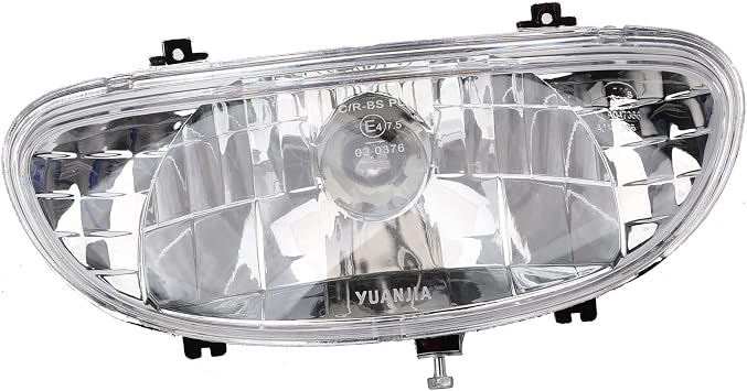mokuo Taotao 50CC Scooter Headlight Assembly Head Light Lamp for Chinese Taotao Scooter Motorcycle Mopeds Parts GY6 50cc Yellow Light