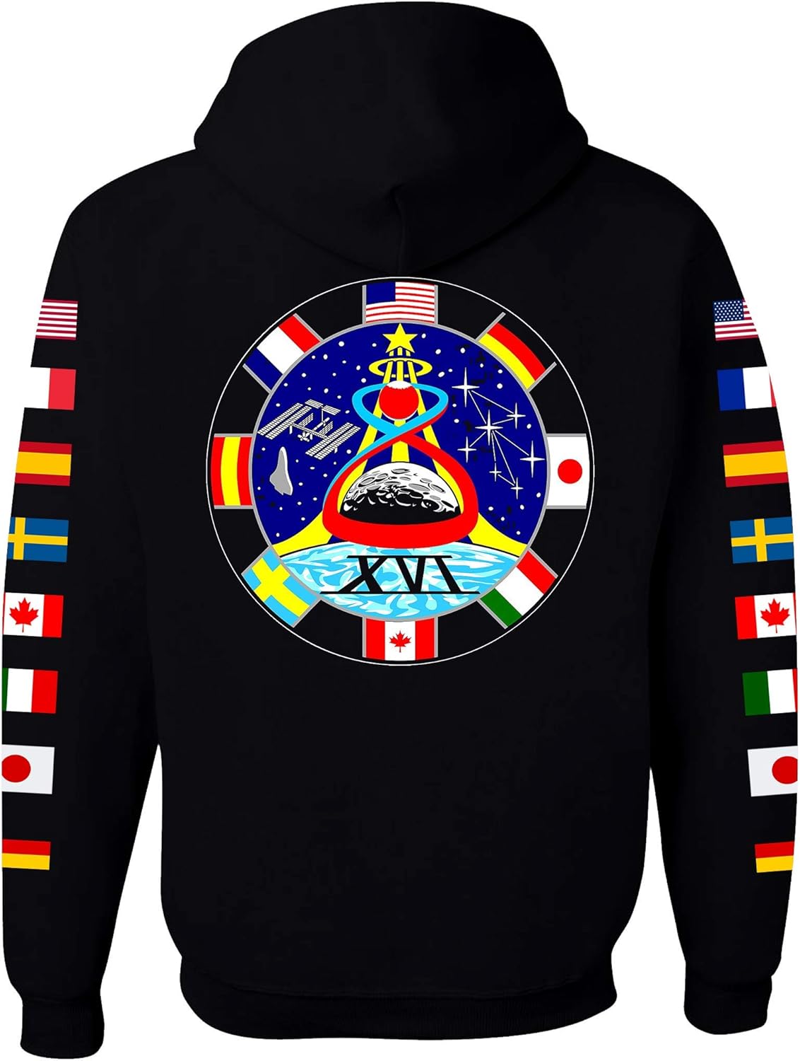 NASA Astronaut Group 16 Black PULLOVER Hoodie Ireland Ubuy