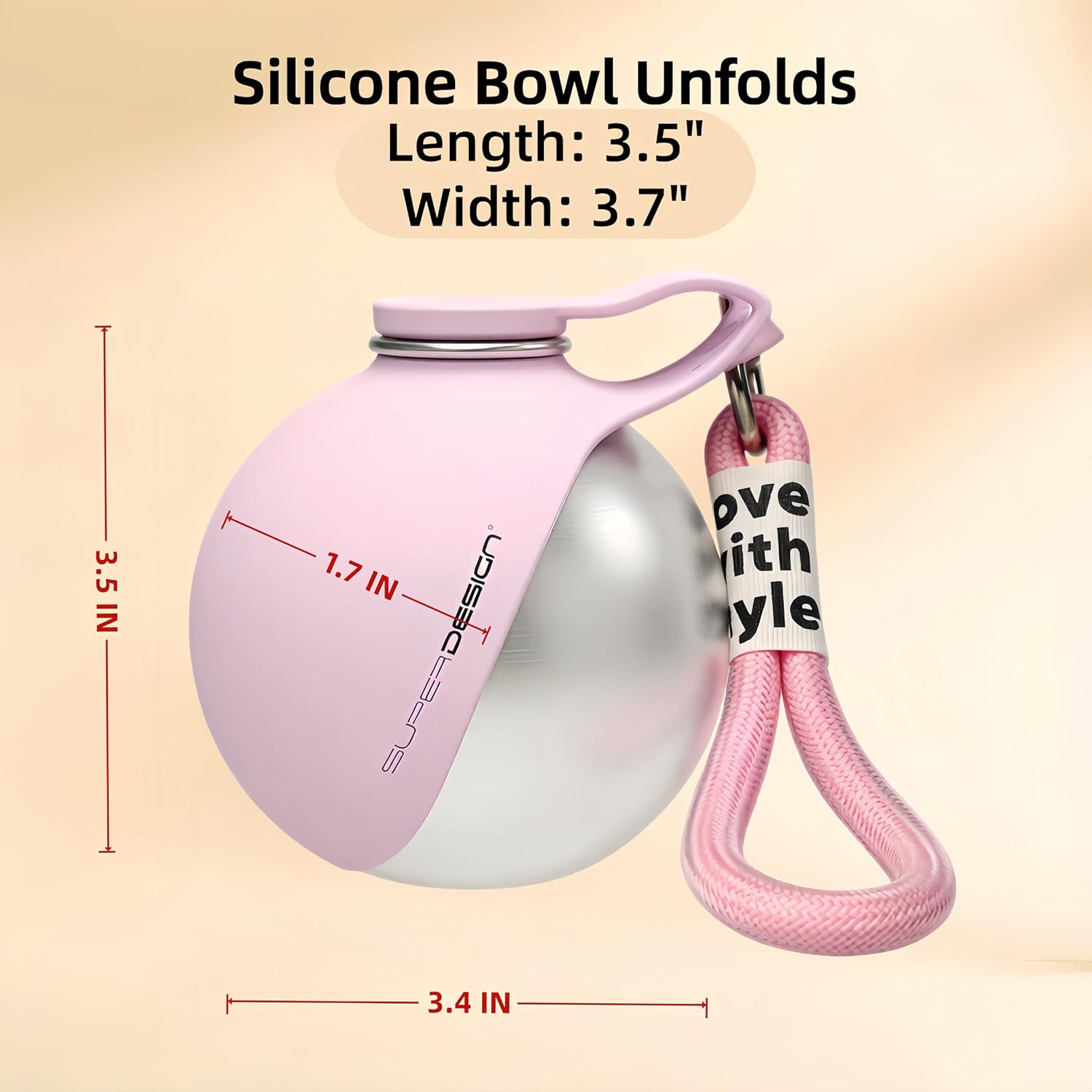 Dog Water Bottle Portable,Dog Water Bottle with Bowl 2-in-1,Leak-Proof Dispenser for Walking,Hiking,and Outdoor Use (2 Sets(Red+Blue-Pattern))