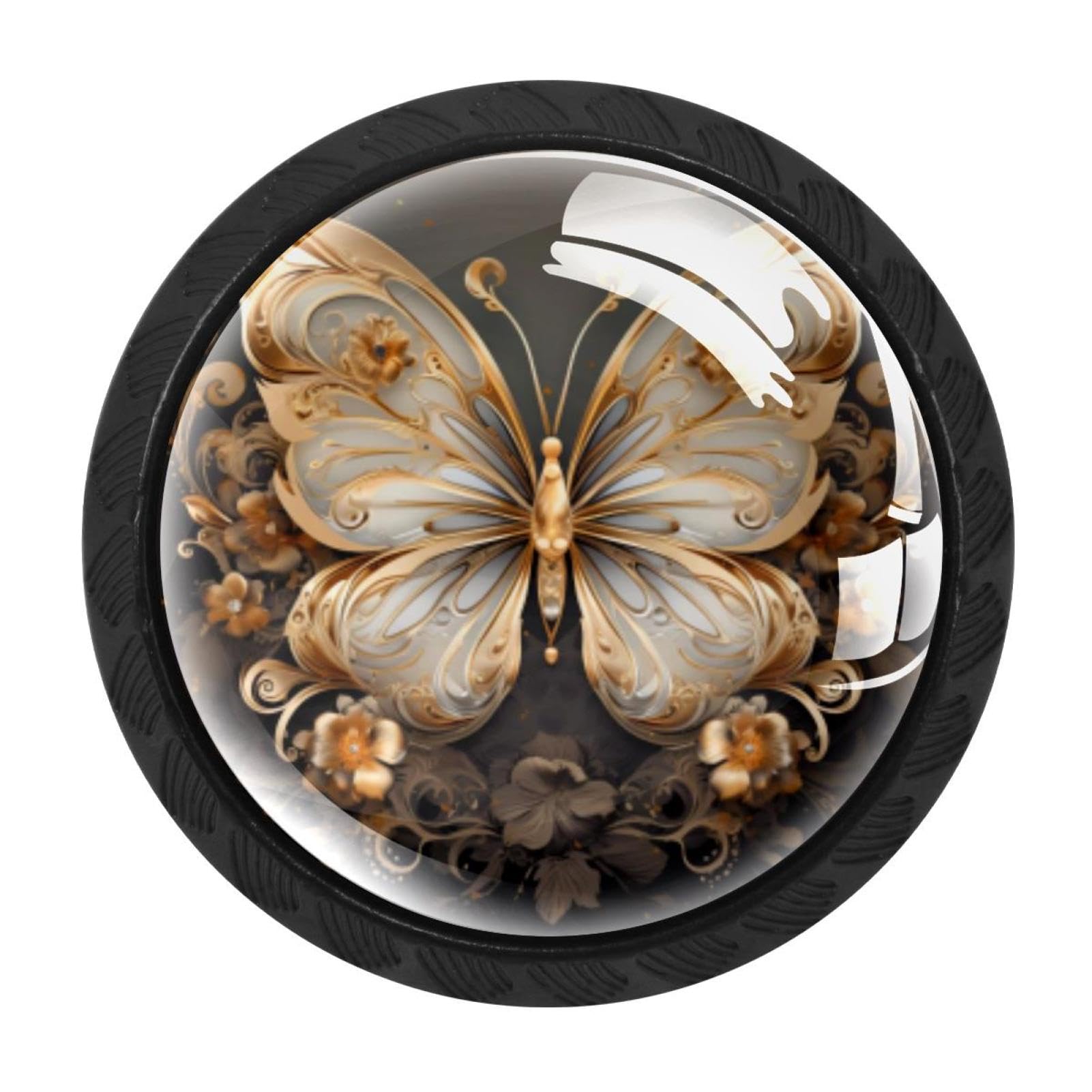 Chenzzzz Multicolored 10 4 Pack Butterfly Kitchen Cabinet Knobs Drawer Knobs Dresser Knobs Matte Black Zinc Knobs Drawer Pulls Door Knobs Dresser Drawer Handles Knobs For Dresser Drawers