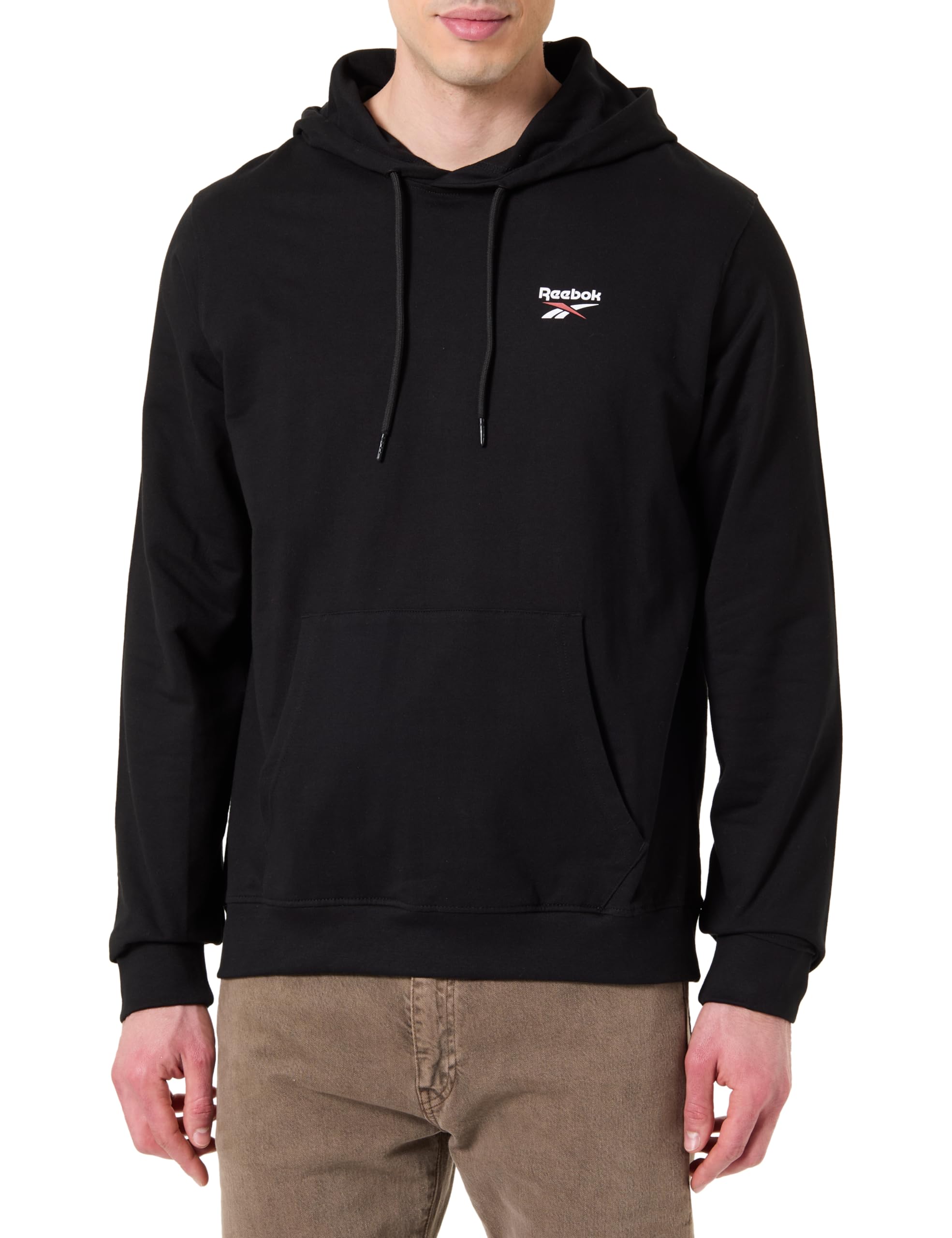 Reebok Herren Id Small Logo French Terry Hoodie Hooded Sweatshirt