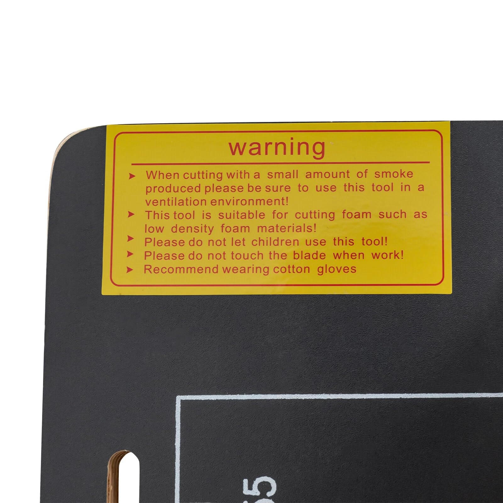 Przecinarka do styropianu do cięcia gorącego drutu 24 W, 220 V, elektryczna krajalnica do styropianu, maks. wysokość cięcia 20 cm, regulowana temperatura, nadaje się do cięcia gąbki o średniej