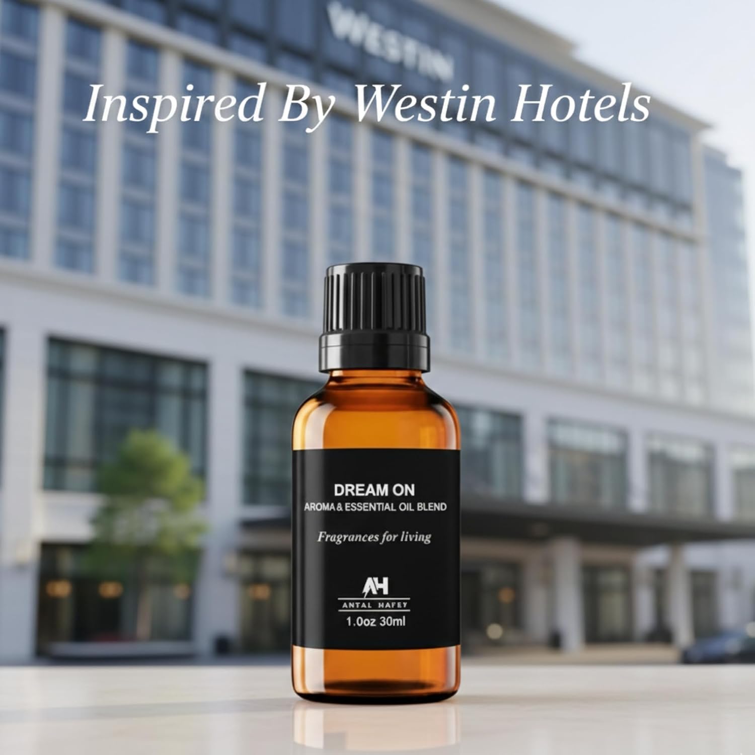 Hotel Diffuser Oil Inspired by Dream On Hotel Scent 30mL – Essential Oil Blend for Ultrasonics and Waterless Diffusers - Premium Fragrance for Home - Home Luxury Scent with Glass Bottle & Dropper