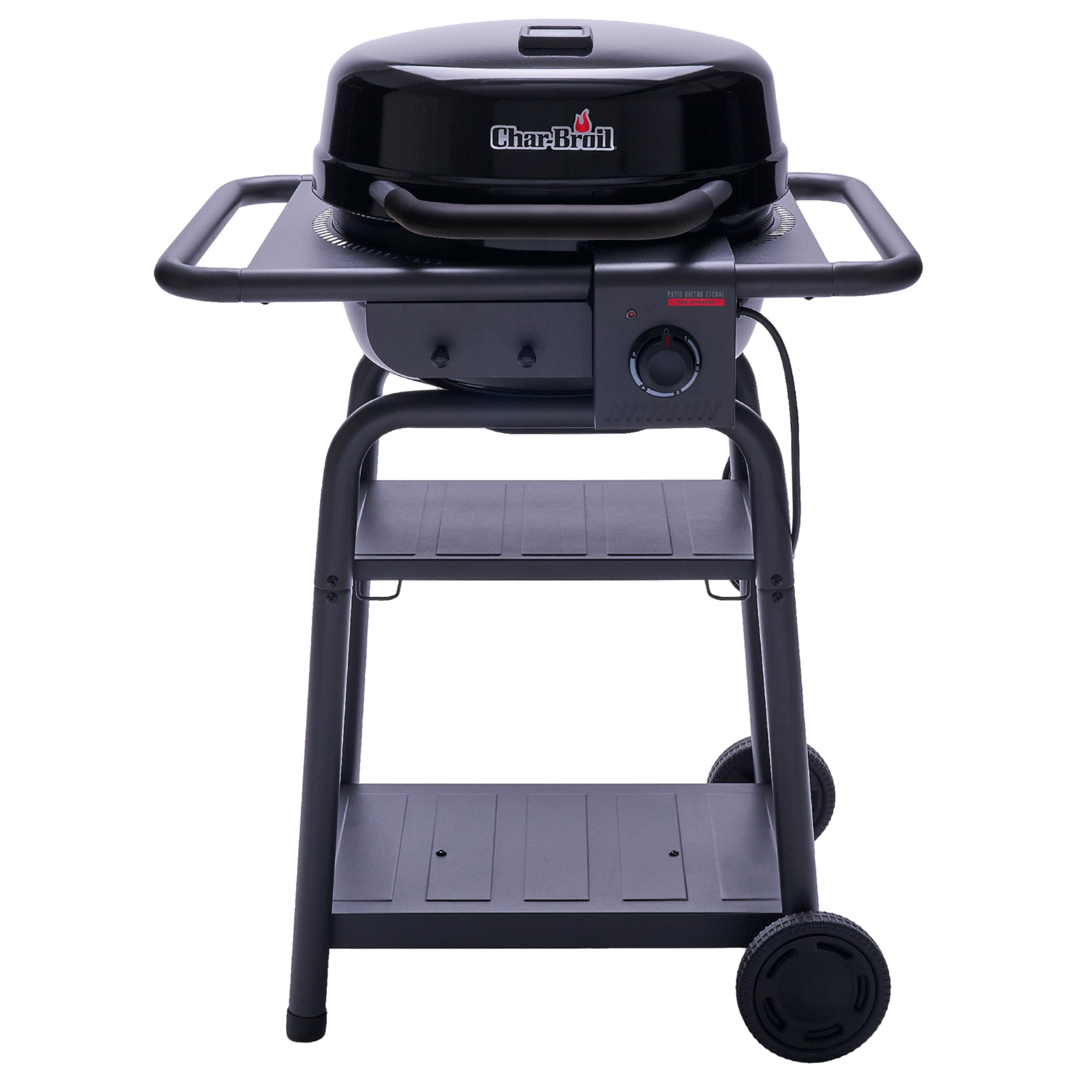 Char-Broil Elektrogrill Patio Bistro E2Coal | Hybrid Holzkohle-Modus, TRU-Infrared, bis 370 °C