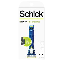 Schick Hydro 5 Mens Styling Razor with Body Groomer and Beard Trimmer