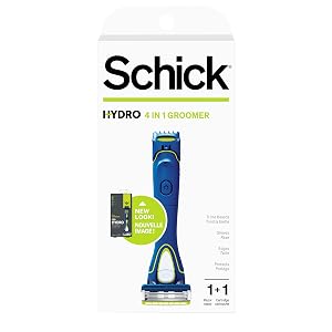 Schick Hydro 5 Mens Styling Razor with Body Groomer and Beard Trimmer