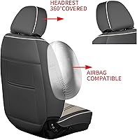 Vista 279 de GXT Bench Seat Cover, Premium Faux Leather Bench Seat Covers for Trucks - Universal Fit for Most Sedans SUV Pick-up Truck, Durable for Long Lasting