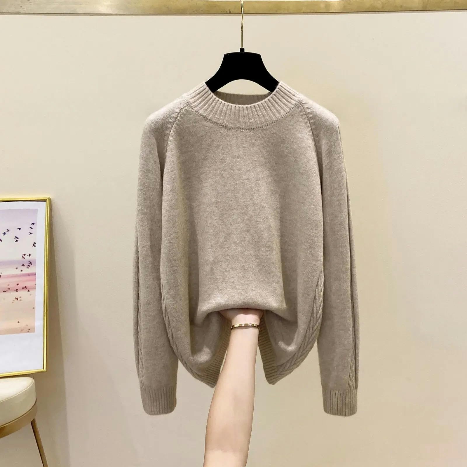 Autunno Inverno A Maglia Due Pezzi Set Da Donna Abiti Casual Pullover Maglione+Vita Alta Maglia Gonne Lunghe Set, Set da 2 pezzi, S