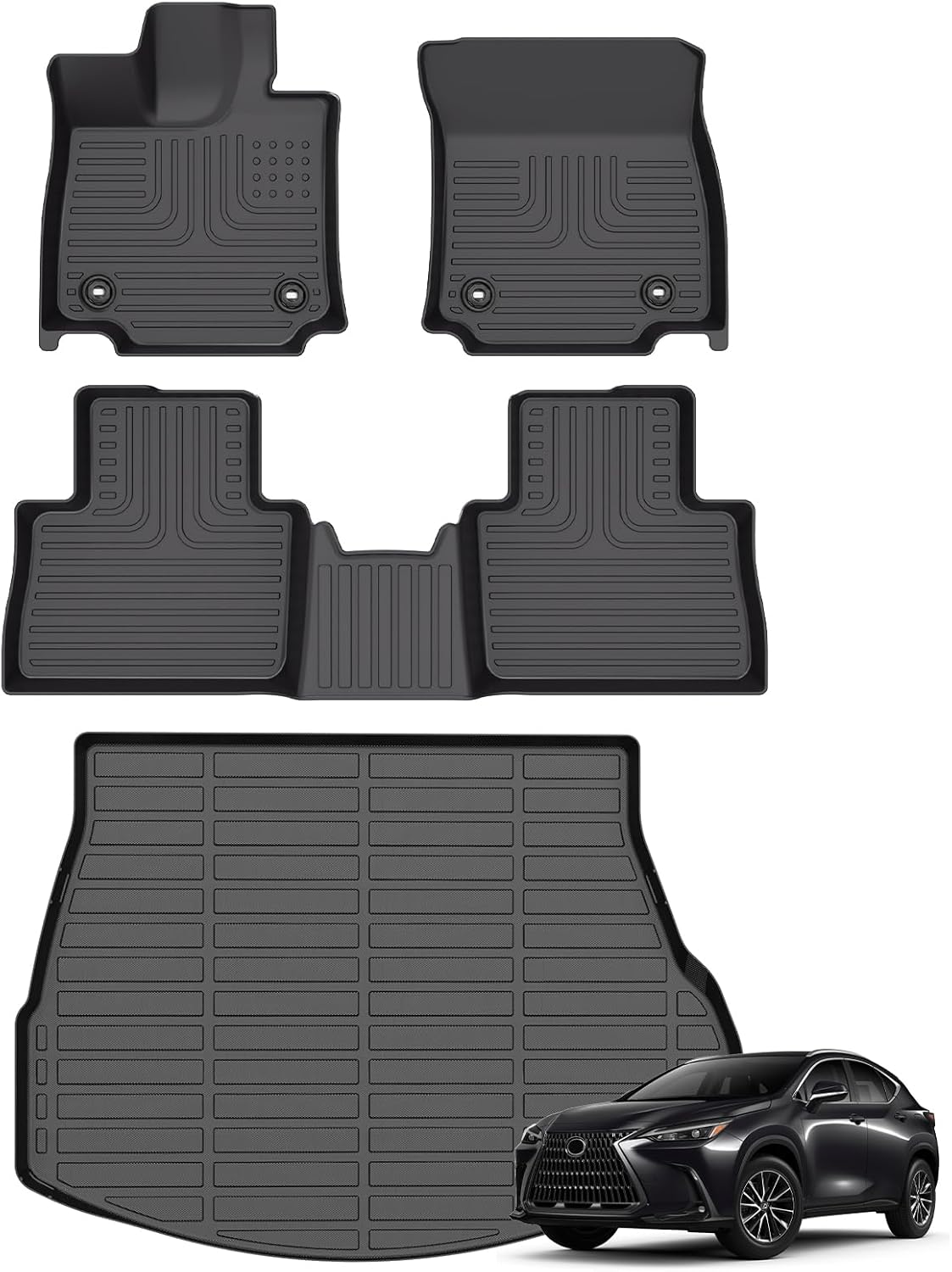 Amazon.com: Floor Mats & Cargo Liner for 2022 2023 2024 2025 Lexus NX ...
